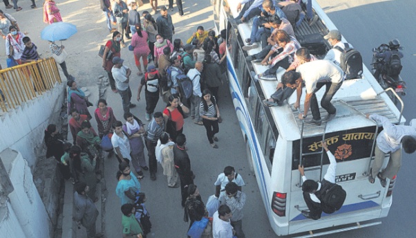 Route permits of vehicles carrying passengers beyond capacity to be cancelled